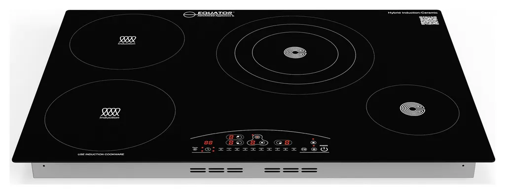 30" Electric  Ceramic-Induction 4 Burner Cooktop