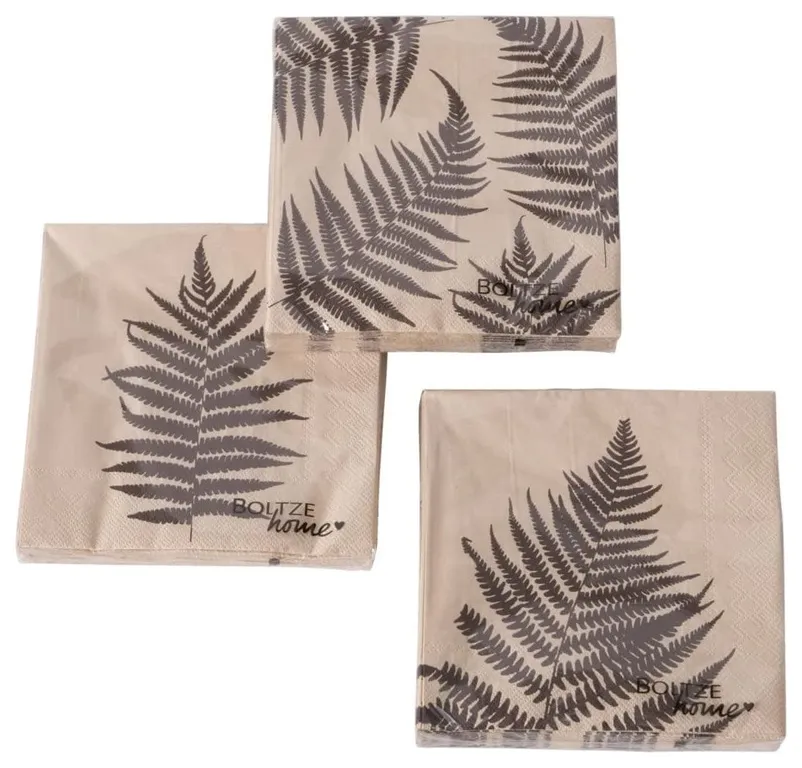 60 Count Fern Leaf Disposable Napkins