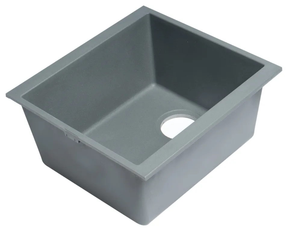 ALFI AB1720UM-T Titanium 17" Undermount Granite Composite Kitchen Prep Sink