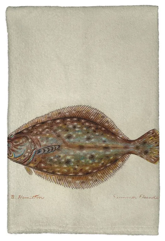 Betsy Drake Flounder Kitchen Towel
