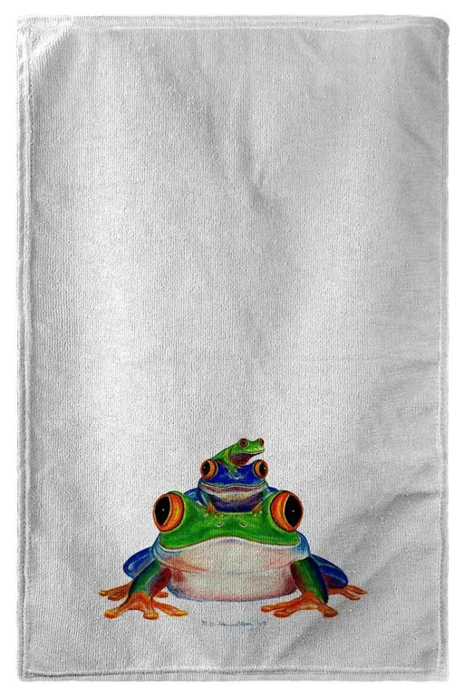 Betsy Drake Great Egret - Left Kitchen Towel