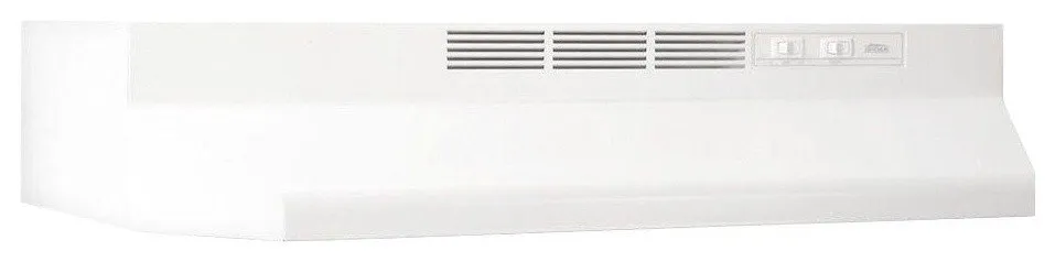 Broan 42" Range Hood, Non-Ducted, 2-Speed Rocker,160 Cfm 414201