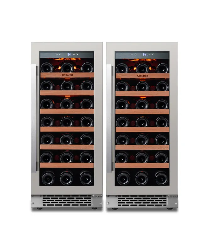 Ca'Lefort CLF-WS15-23×2 170L Dual-Zone Compressor Wine Cooler Set