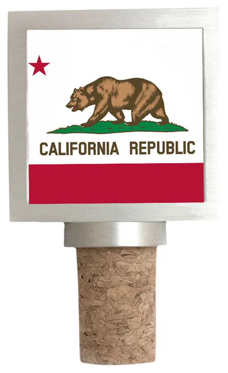 california flag wine stopper 78768429
