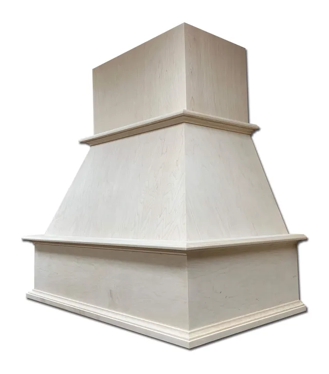 Castlewood Traditional Chimney Hood - Maple, 48", 350 Cfm Economy Ventilator W/ Liner