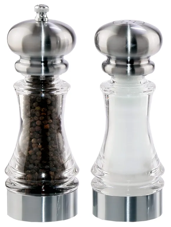 Chef Specialties Westin Pepper Mill and Salt Shaker Set, 7"