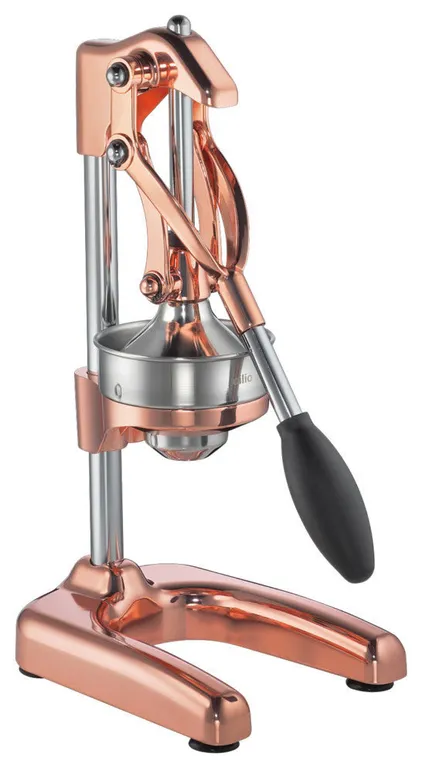 Cilio Copper Polished Cast Aluminum Citrus Press
