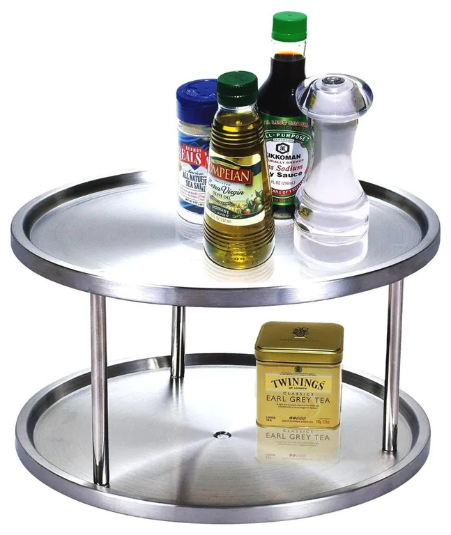 Cook N Home 10-1/2" 2 Tier Lazy Susan