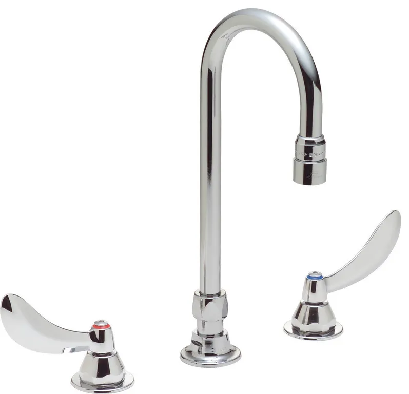 Delta 3-Hole Faucet Double Lever Handle, Less Spray, Chrome