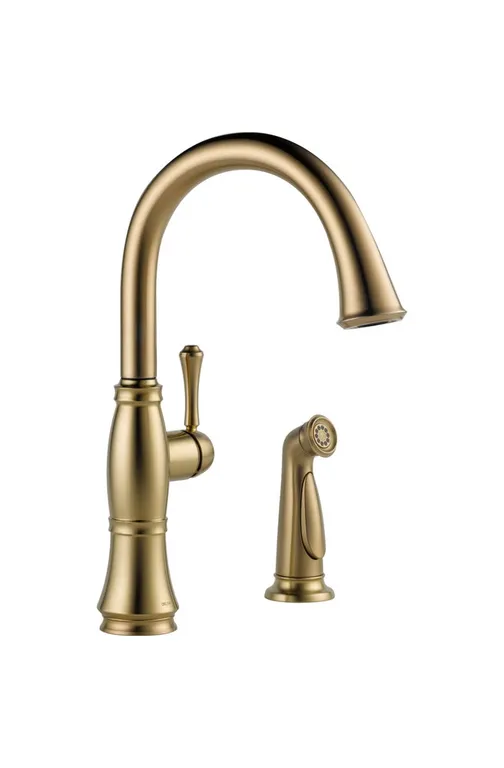 Delta Faucet 4297-CZ-DST Cassidy Single Handle Kitchen Faucet w/ Spray Bronze