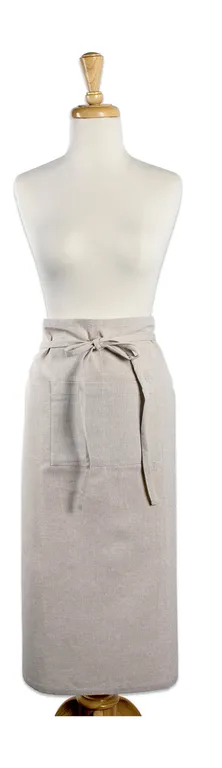 DII Natural Solid Chambray Bistro Apron