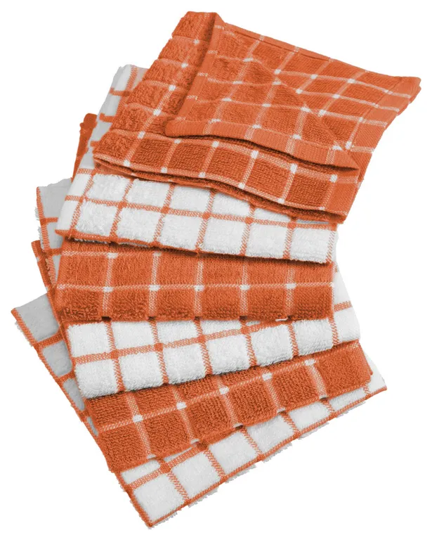 DII Spice Combo Windowpane Dishcloth, Set of 6