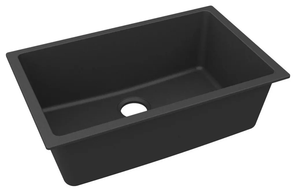 Elkay ELGRU13022 Quartz Classic 29-1/2" Undermount Single Basin - Matte Black