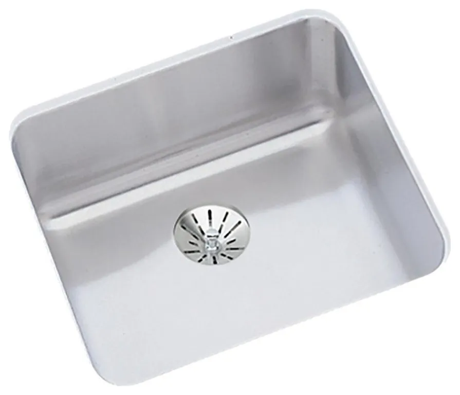 ELUHAD121255PD Lustertone Classic Stainless Steel ADA Sink with Perfect Drain