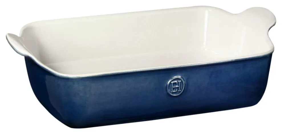 Emile Henry Twilight Ceramic 4.8 Quart Large Rectangular Baker