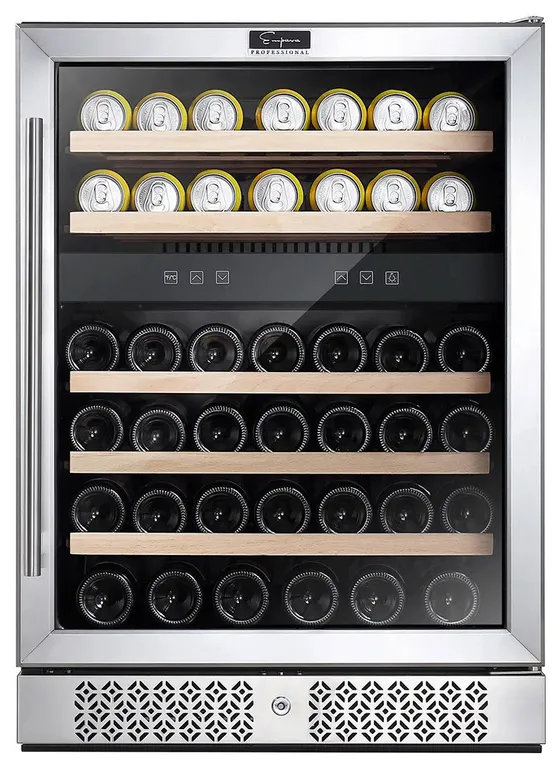 empava 24 dual zone wine cooler beverage fridge wc04d 5b8e52bb