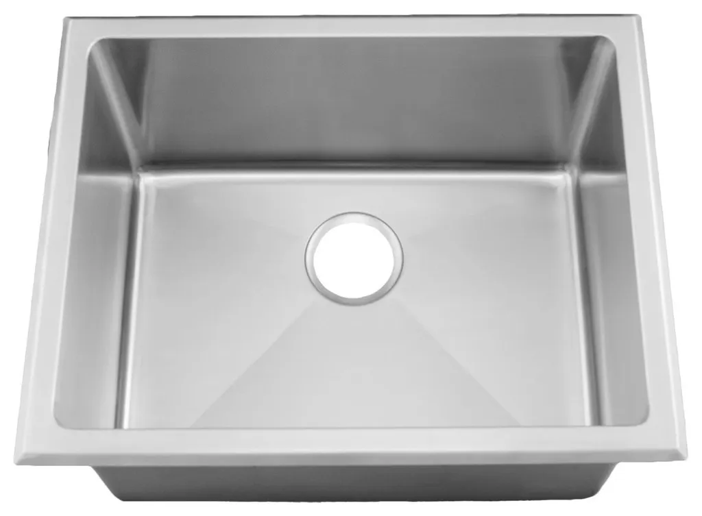Farmhouse Handmade Milam Radial 15 Gauge Stainless Steel Deep Laundry Sink