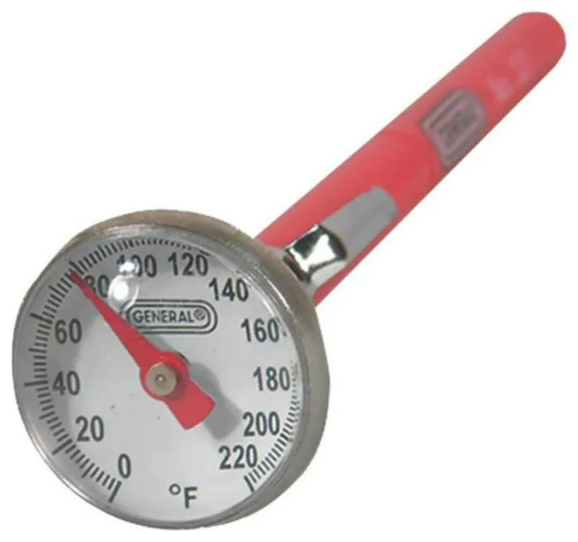 General 321 Analog Thermometer, Stainless Steel