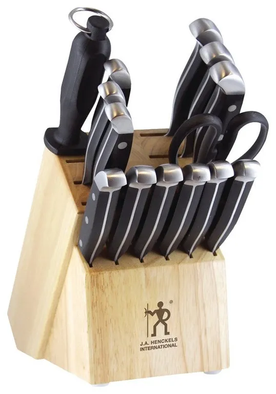 J.A. Henckels 13550-005 International Statement Knife Block Set, 15 Piece
