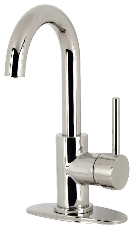 Kingston Brass LS853DL Concord 1.8 GPM 1 Hole Bar Faucet - - Polished Nickel
