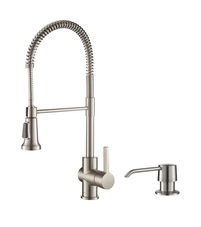 Kraus KPF-1690-KSD-31 Britt 1.8 GPM 1 Hole Pre-Rinse Pull Out - Spot Free