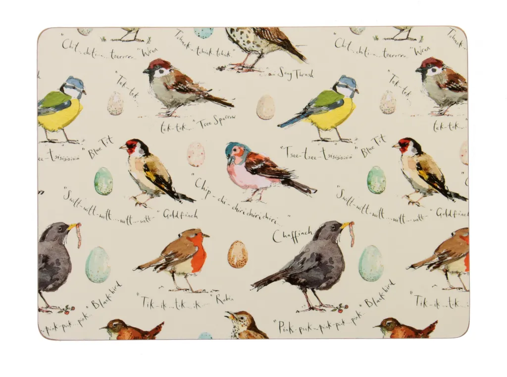 madeleine floyd bird song corked placemat pk4 267e9868