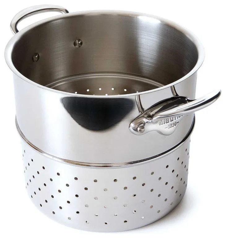 Mauviel M'cook Stainless Steel 9.5 Inch Pasta Insert