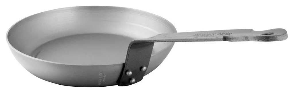 Mauviel M'steel 12.5 Inch Round Frying Pan with Steel Handle
