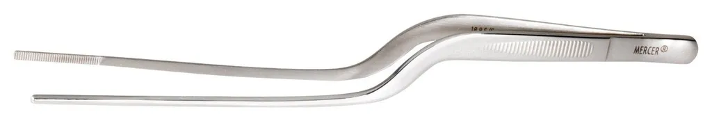 Mercer Stainless Steel Precision Offset Tong, 7.875 Inch