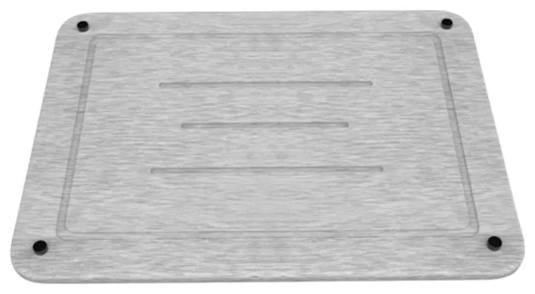 Morden Premium LuxeStone Culinary Dish Drying Board in Gray
