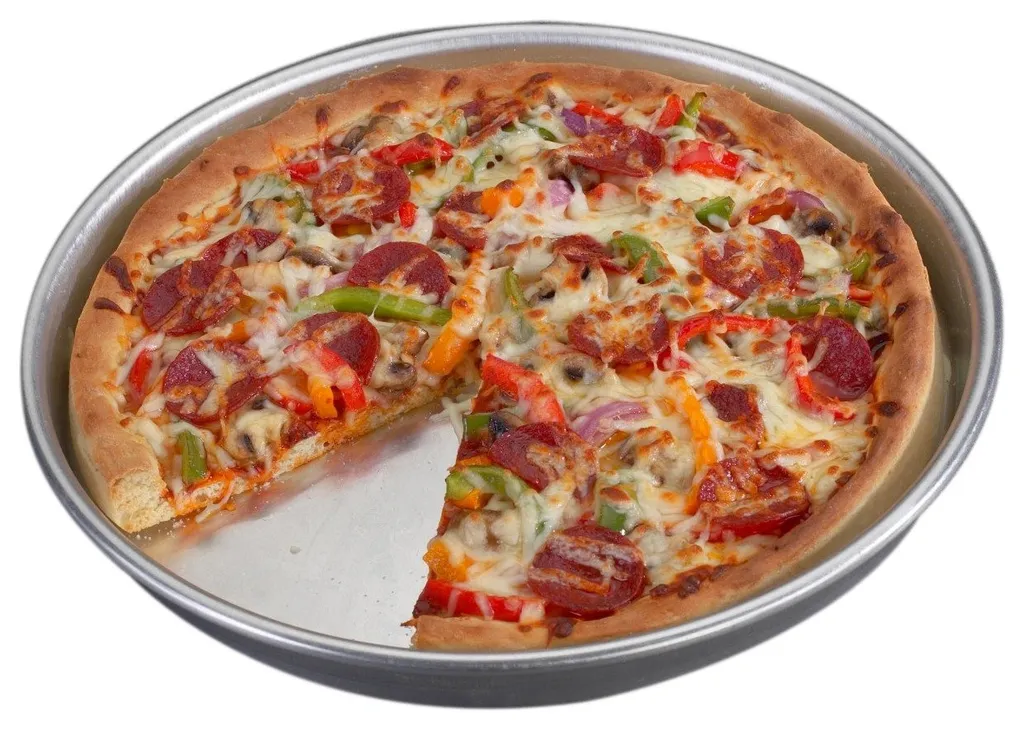 Nordic Ware Naturals Aluminum Deep Dish Pizza Pan, 14 Inch