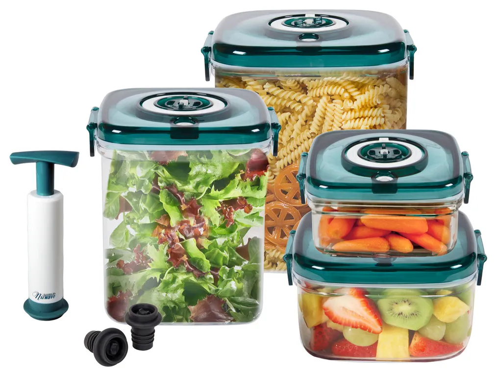NuWave Flavor-Lockers Food Storage System Vacuum Containers