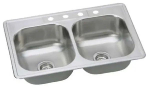 PROFLO PFSR332284A Bealeton 33" Drop In Double Basin Stainless - Stainless