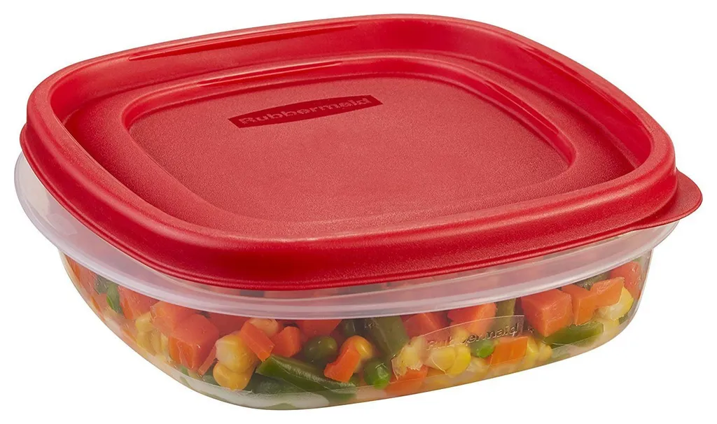 Rubbermaid Easy Find Lids Food Storage Container, 3 Cup, Racer Red 1777086