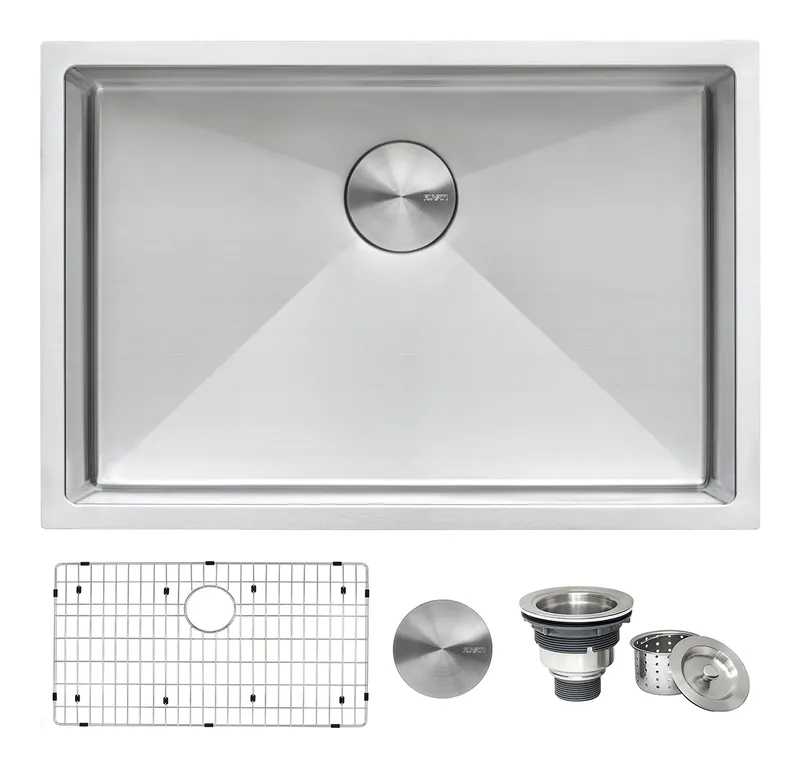 Ruvati 28" Undermount Stainless Steel Kitchen Sink, RVH7250