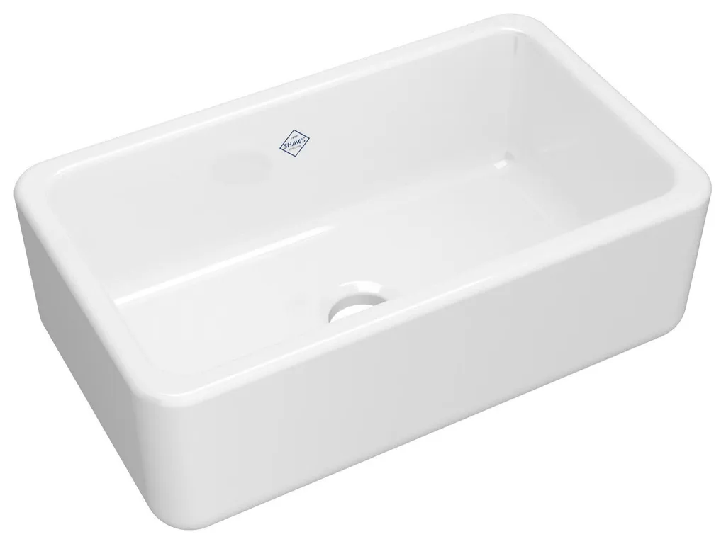 Shaws RC3018-C Lancaster 30" Farmhouse Single Basin Fireclay - White