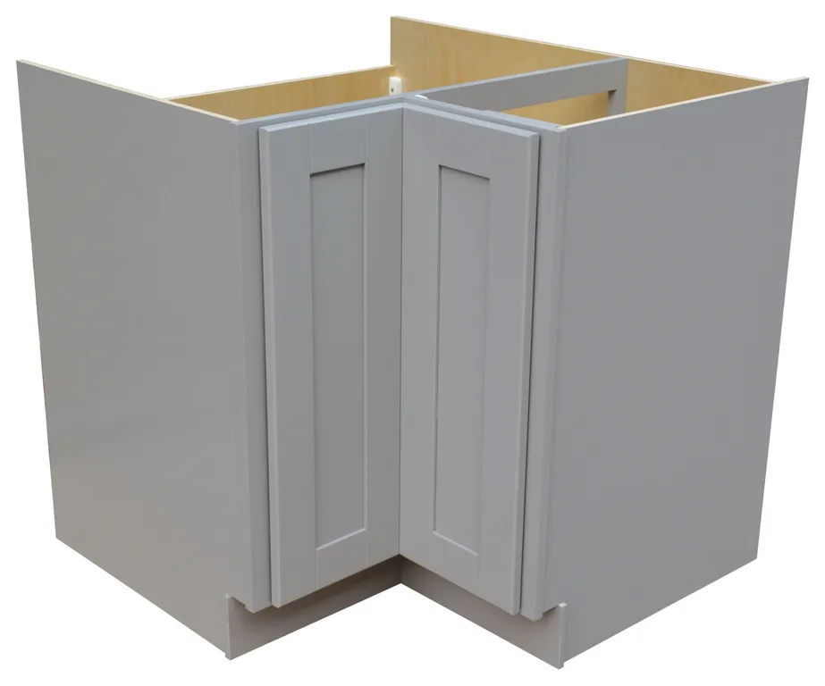 Sunny Wood GSB36DC-A Grayson 36"W x 34-1/2"H Corner Base Cabinet - Dove Gray