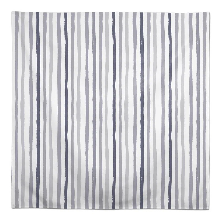 Vertical Strokes Blue 2 58x58 Tablecloth