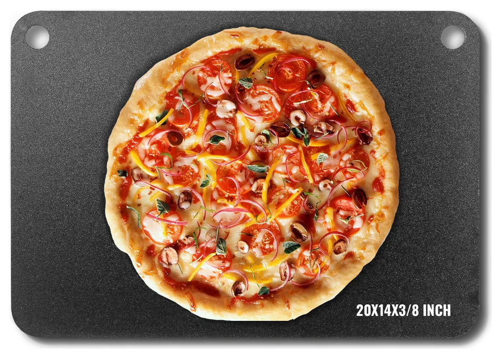 vevor pizza steel 20 x14 x3 8 pre seasoned carbon steel pizza baking stone 9ed97ae8