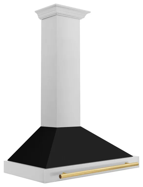 ZLINE 36 in. Autograph Edition Stainless Steel Range Hood, KB4STZ-BLM36-G