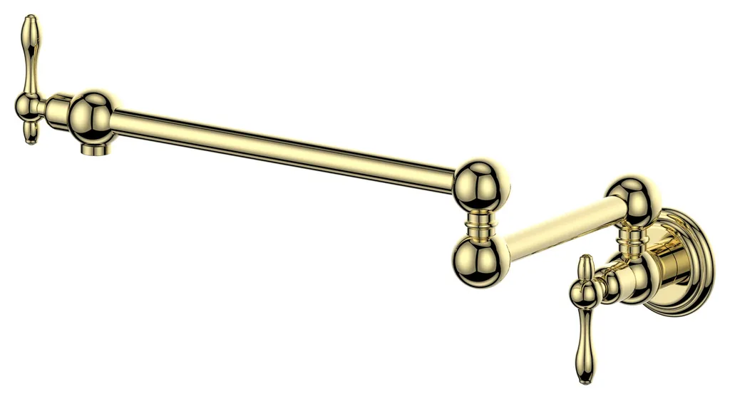 ZLINE Rembrandt Pot Filler, Polished Gold, REM-FPF-PG